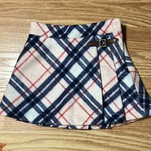 Janie and Jack Plaid Checked Skirt